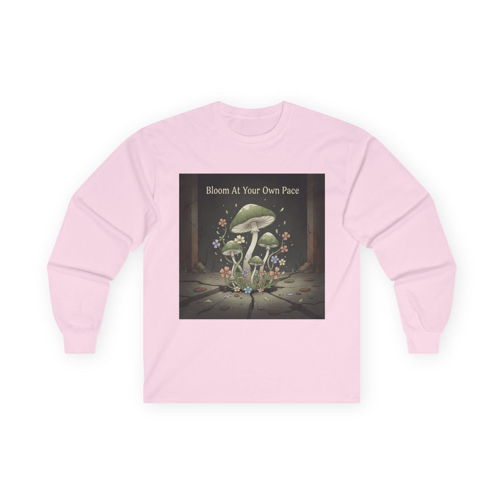 Black Cat Long Sleeve Tee – Bloom at Your Own Pace