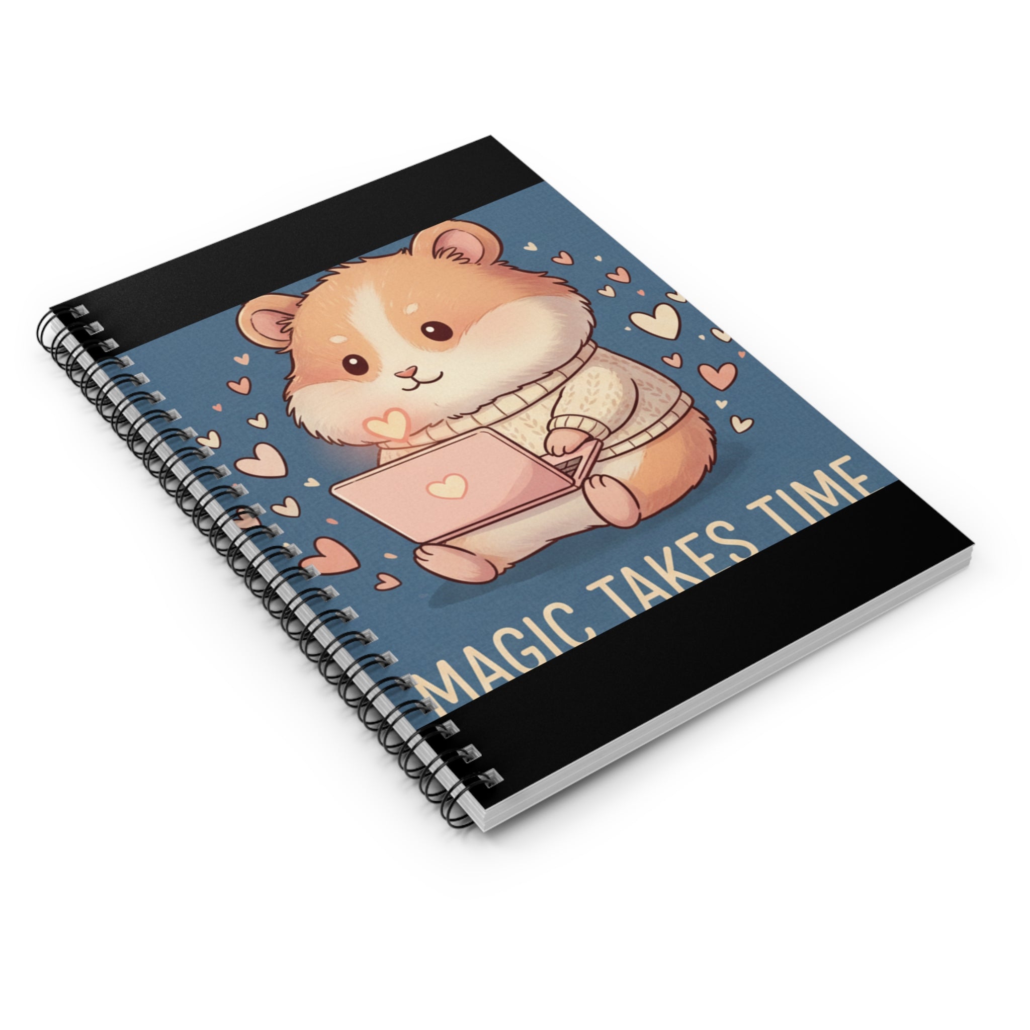 Hamster Spiral Notebook – Magic Takes Time