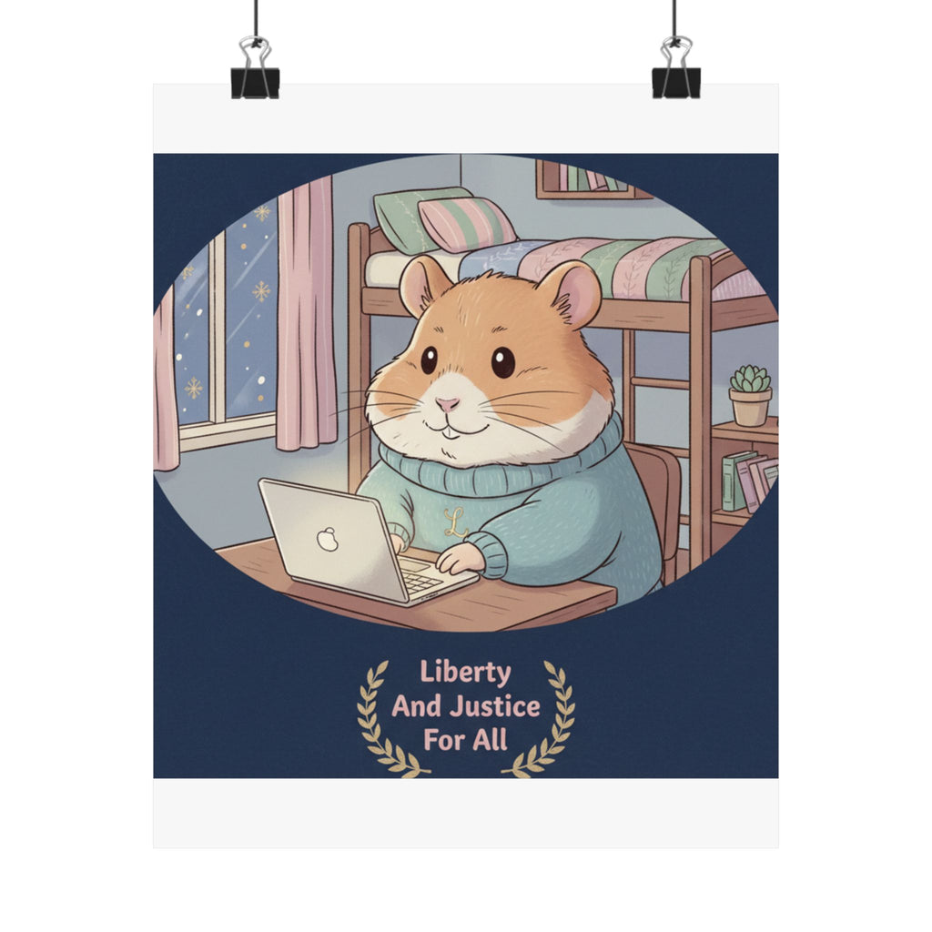 Bunny Poster – Liberty and Justice for All
