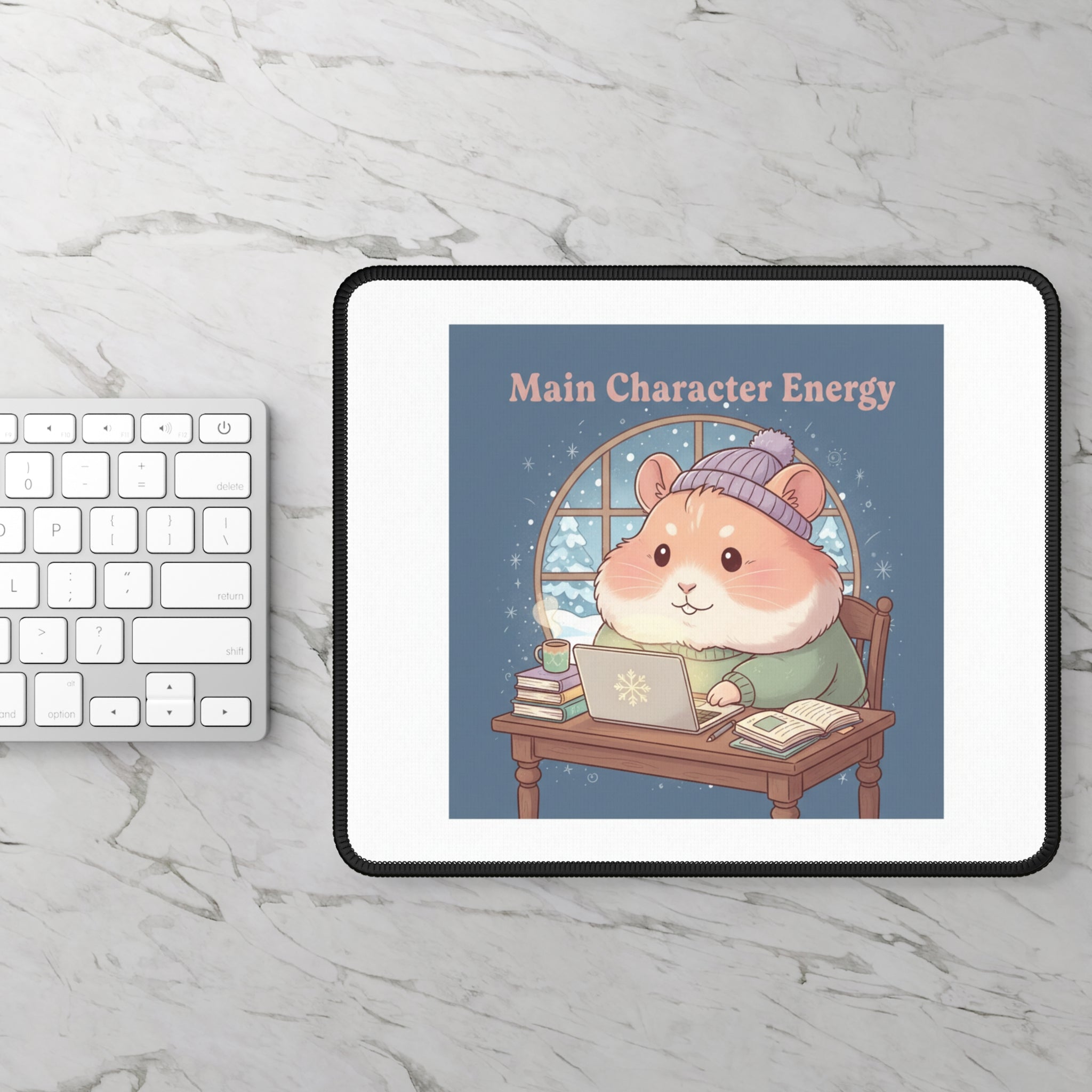 Hamster Mouse Pad – Main Character Energy