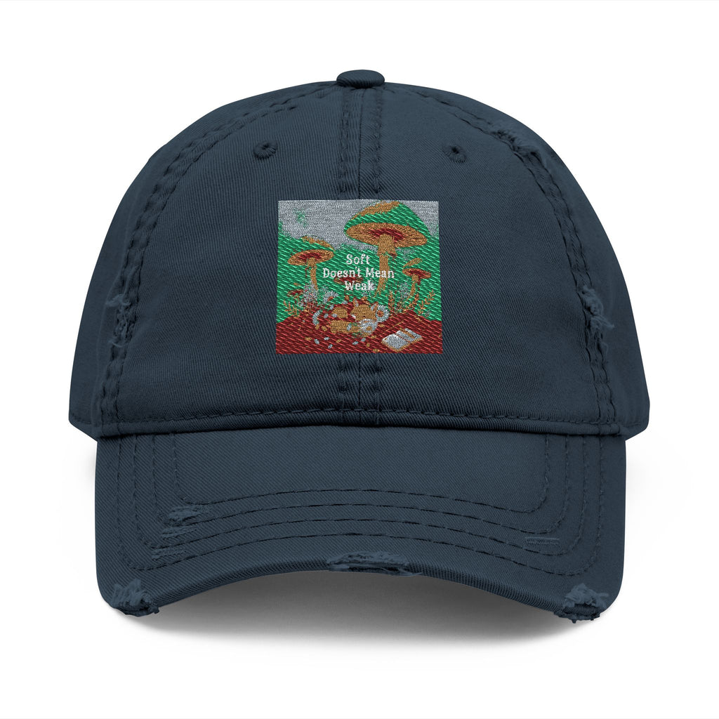 Fox Dad Hat – Soft Doesnt Mean Weak