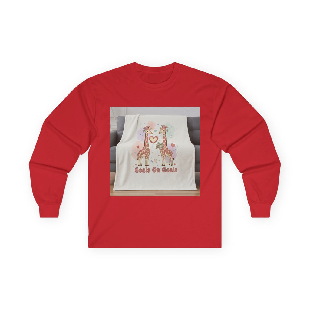 Goals On Goals Giraffe Long Sleeve Tee