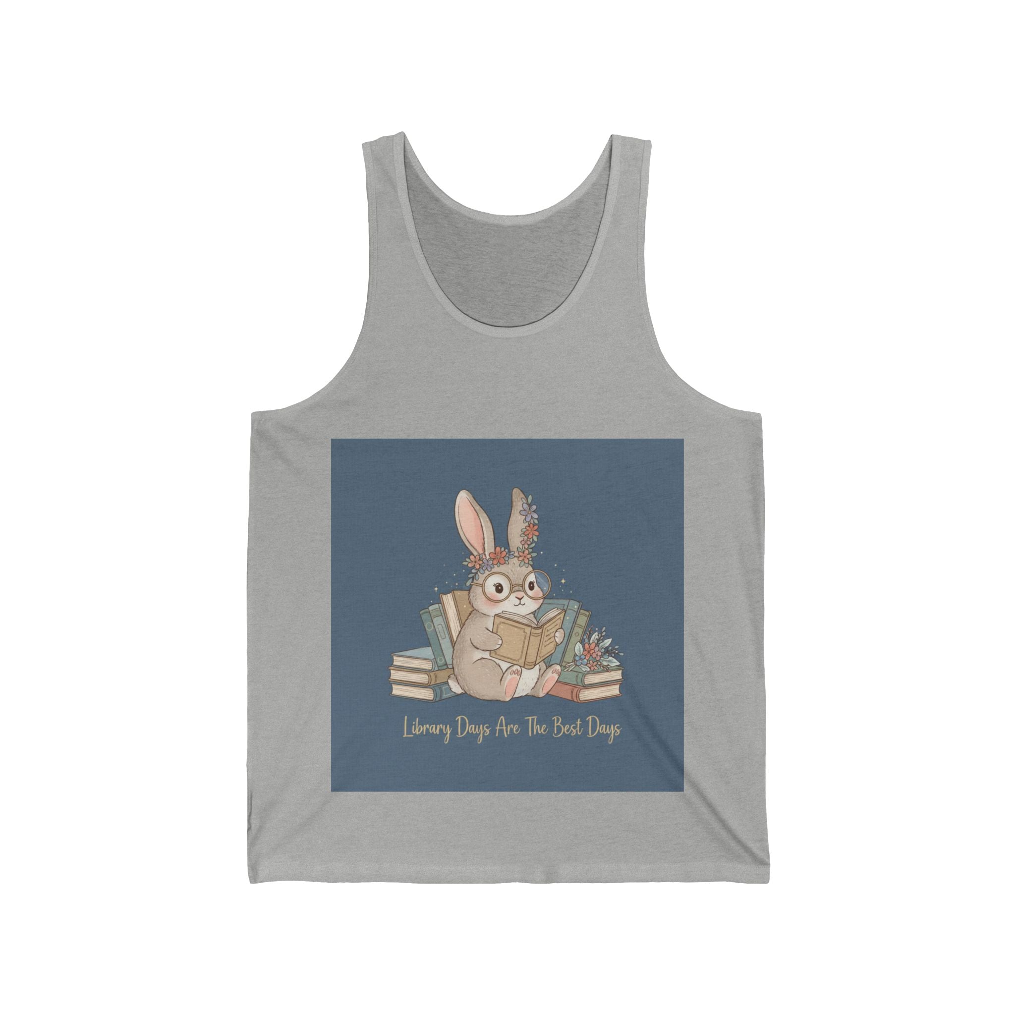 Library Days Are The Best Days Rabbit Tank Top