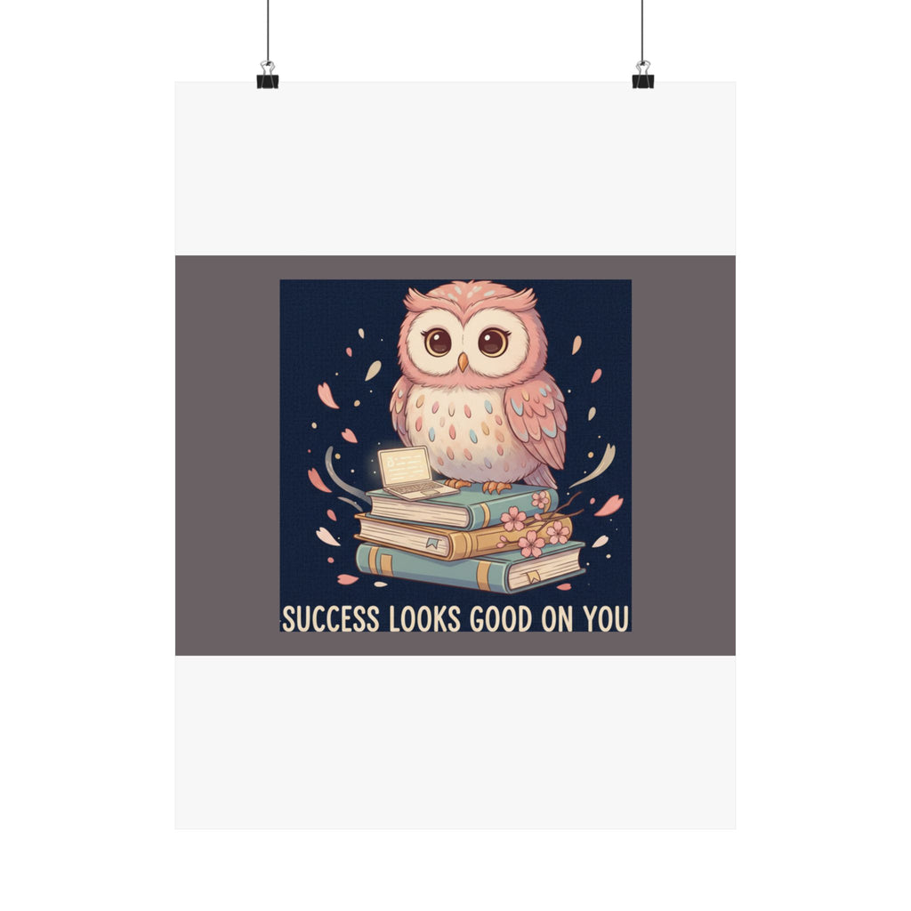 Owl Poster – Success Looks Good on You