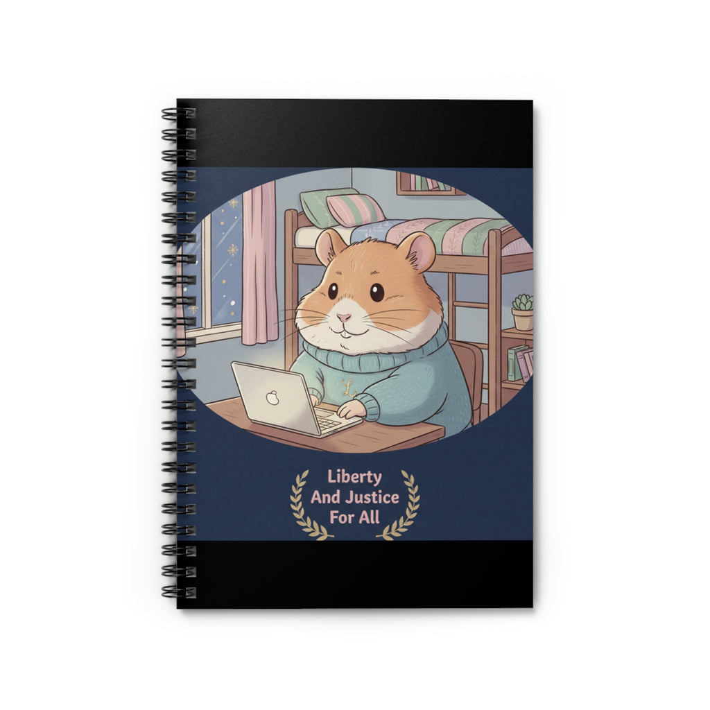 Bunny Spiral Notebook – Liberty and Justice for All