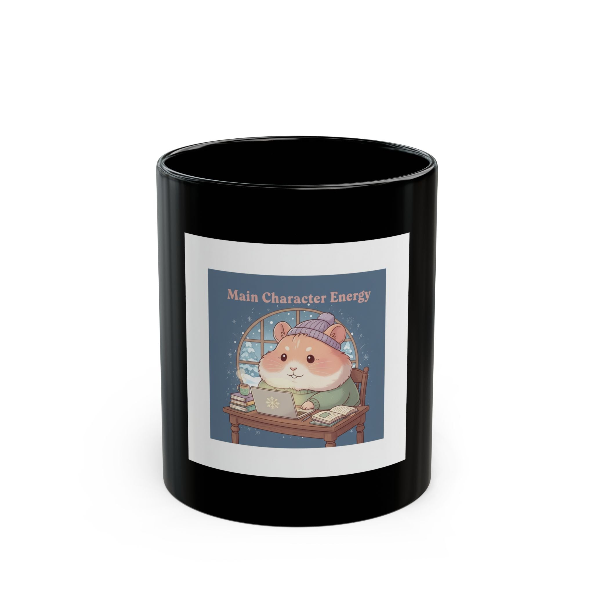 Black Cat Black Mug 11oz