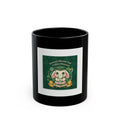 Stressed Blessed and Coffee Obsessed Black Mug 11oz