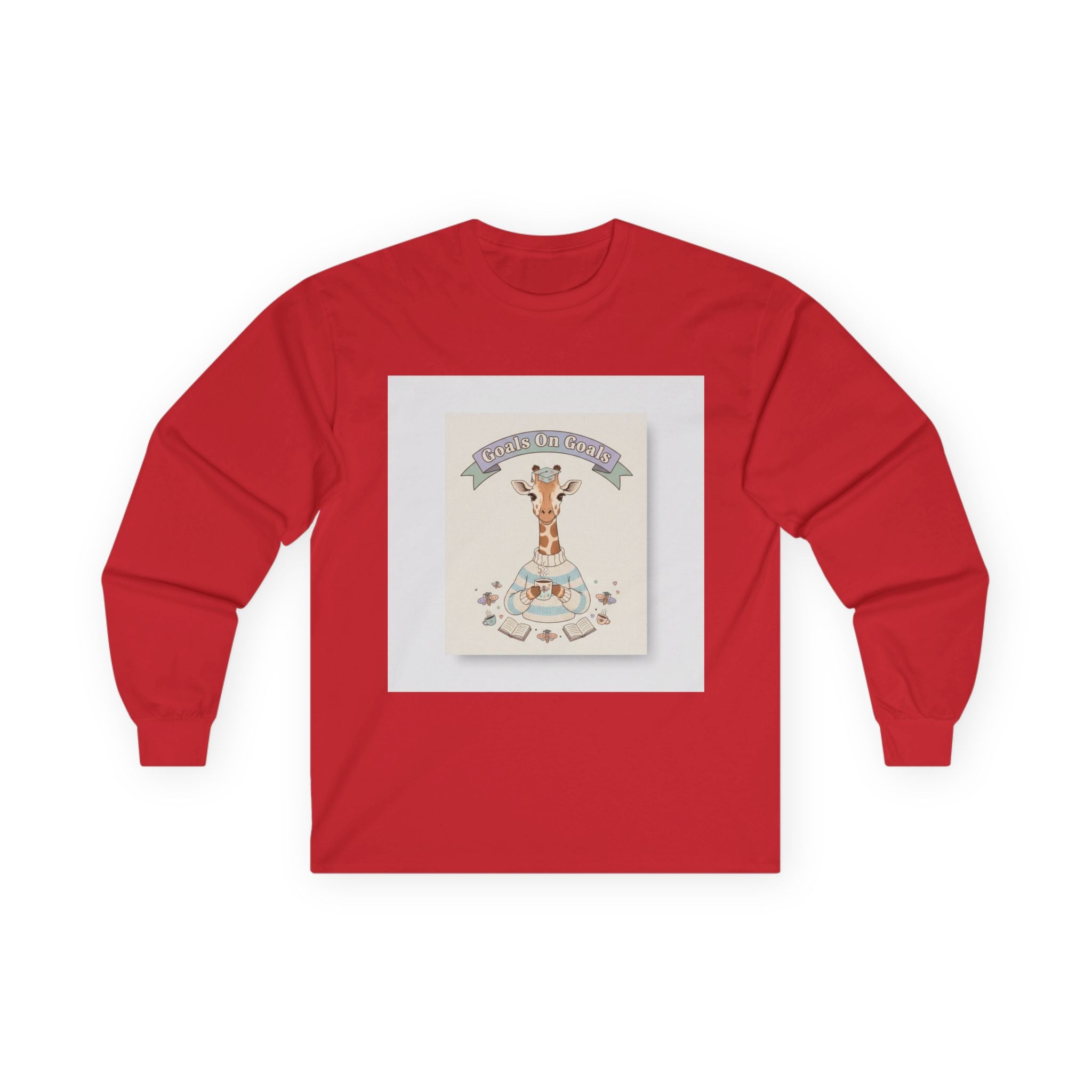 Goals On Goals Giraffe Long Sleeve Tee