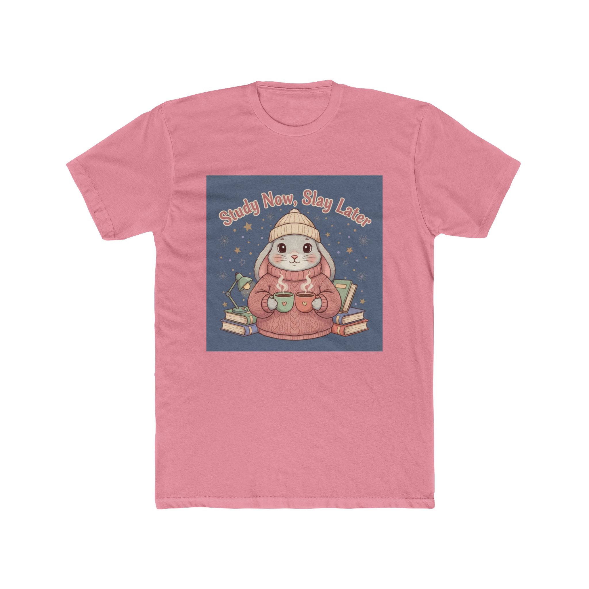 Rabbit Unisex Tee – Study Now, Slay Later