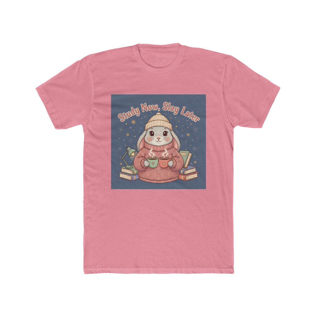 Rabbit Unisex Tee – Study Now, Slay Later