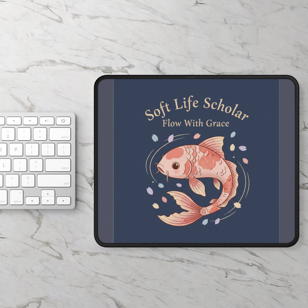 Koi Mouse Pad – Soft Life Scholar Flow With Grace