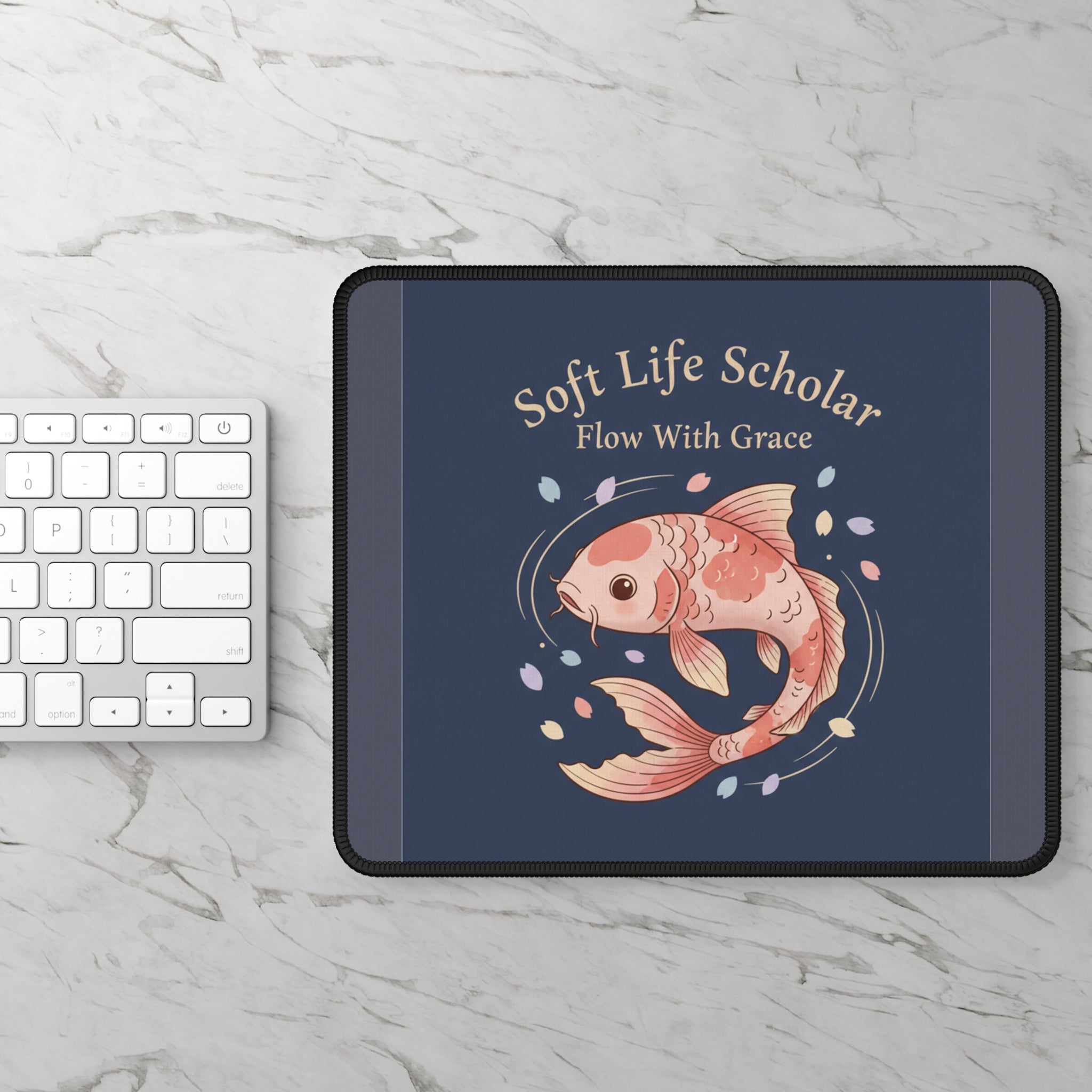 Koi Mouse Pad – Soft Life Scholar Flow With Grace