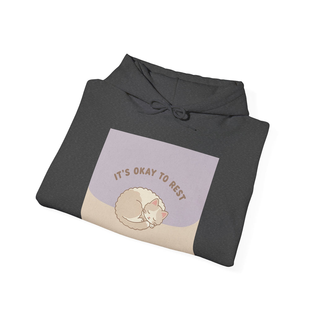 ITS OKAY TO REST Cat Hoodie
