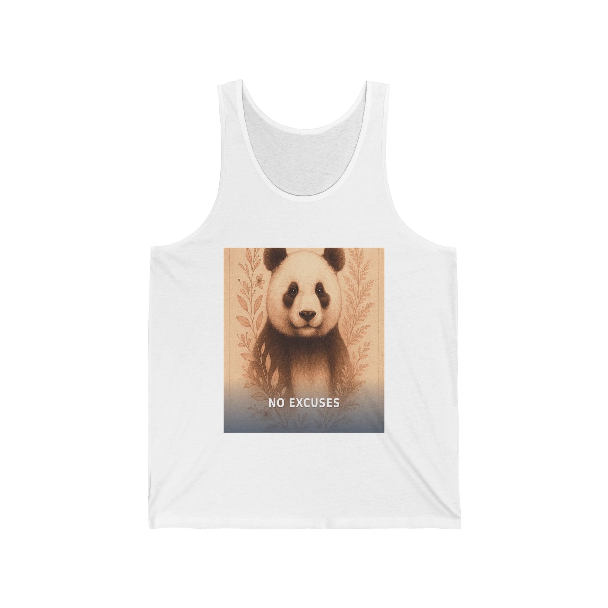 "No Excuses" Black Cat Tank Top | College Girl Gift | Fashion | KayKay Classics