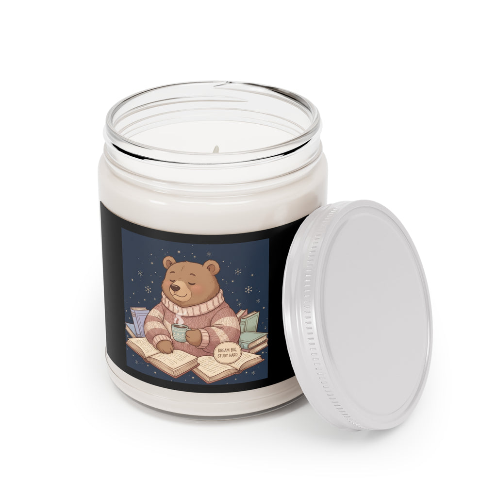 Bear Scented Candle – Dream Big Study Hard
