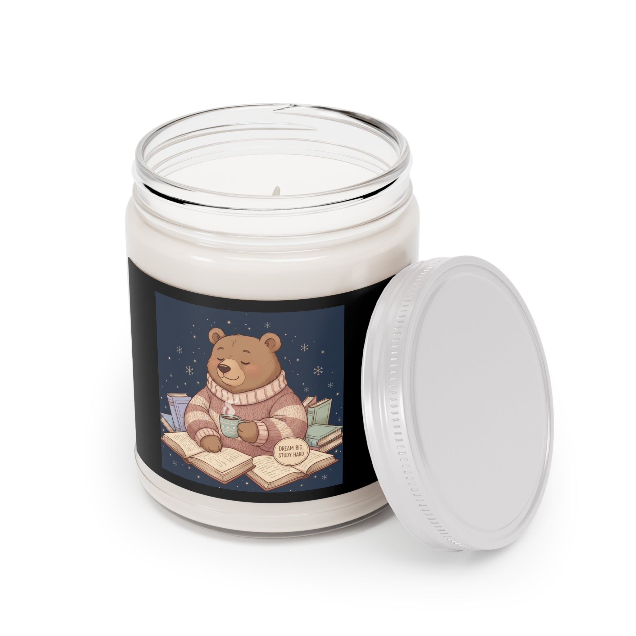 Bear Scented Candle – Dream Big Study Hard