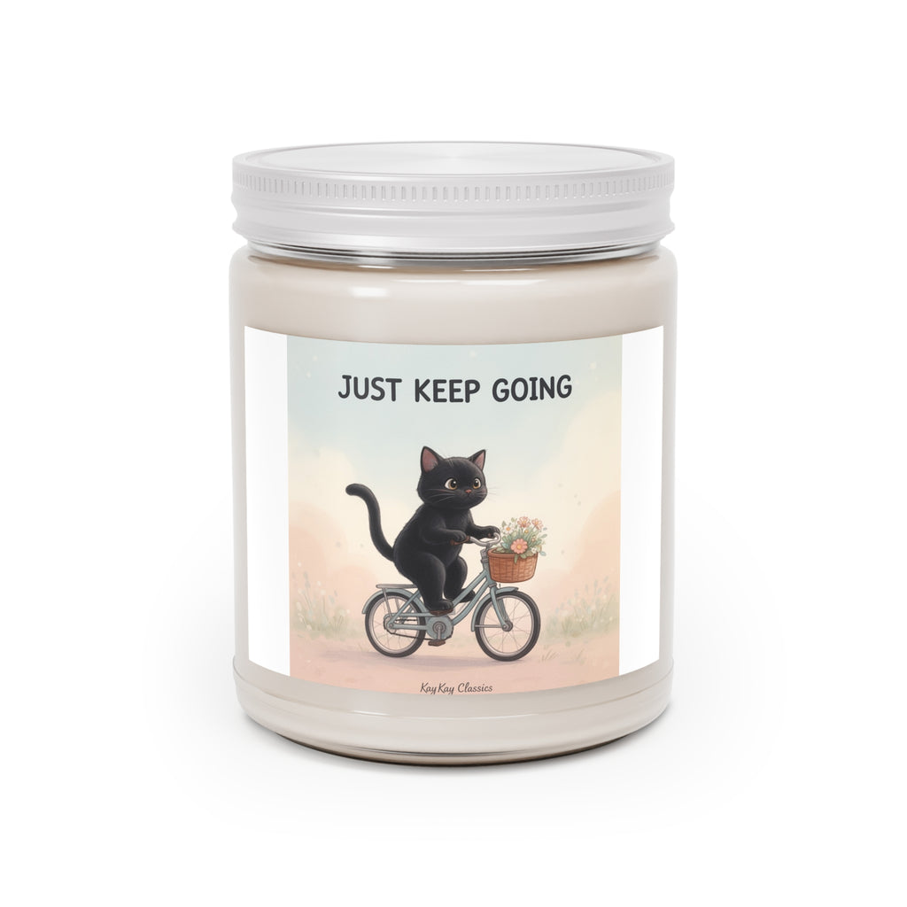 JUST KEEP GOING - Scented Candle Print On Demand