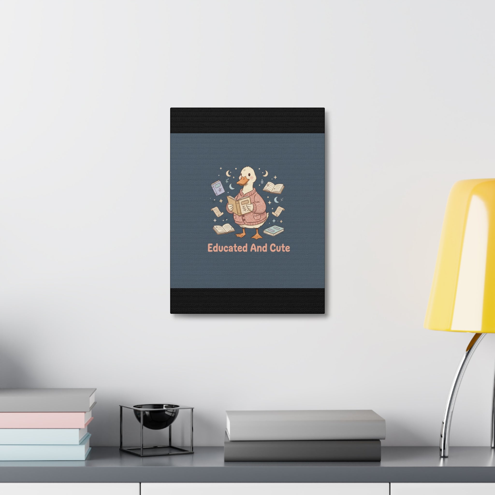 educated and cute Canvas