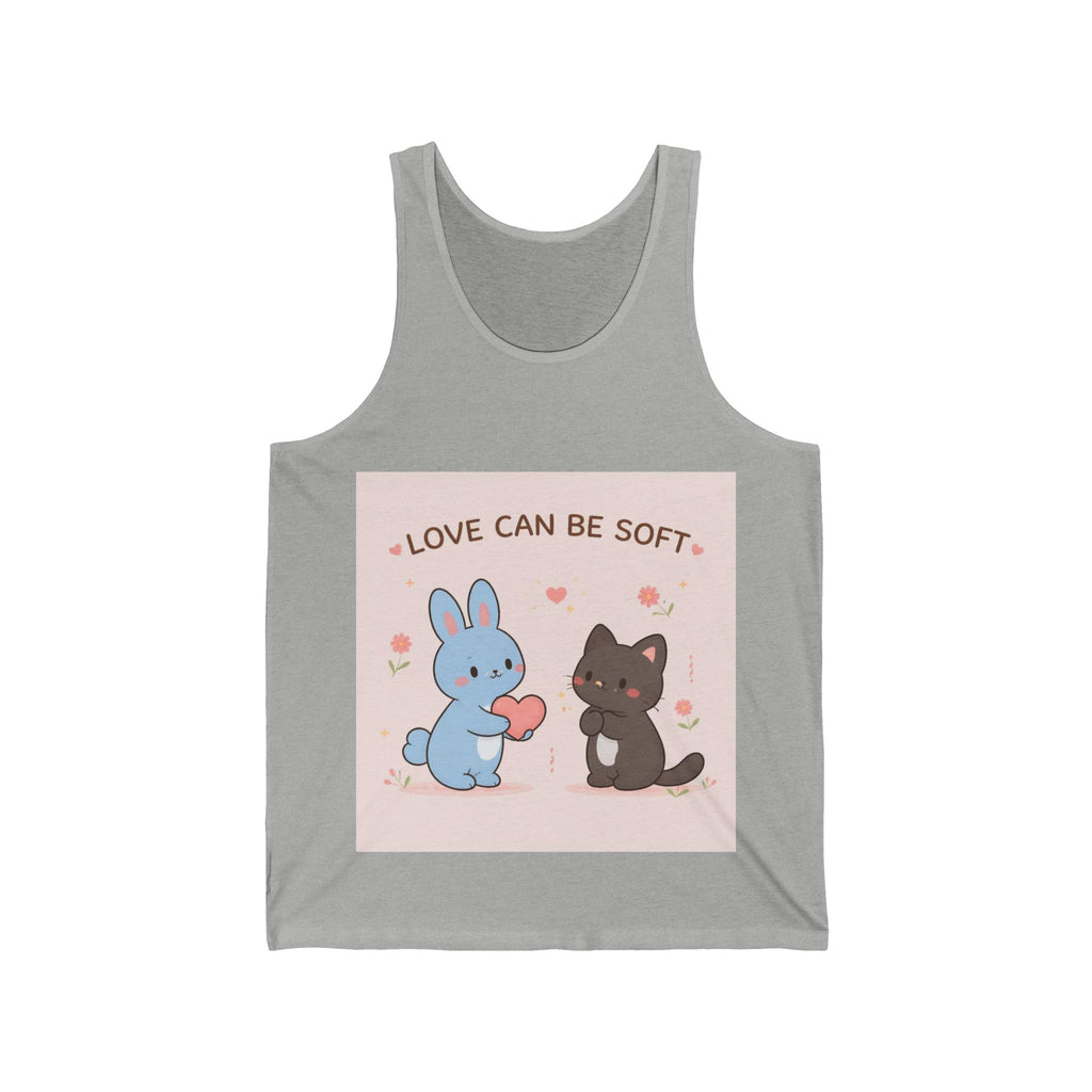 LOVE CAN BE SOFT Rabbit, cat Tank Top