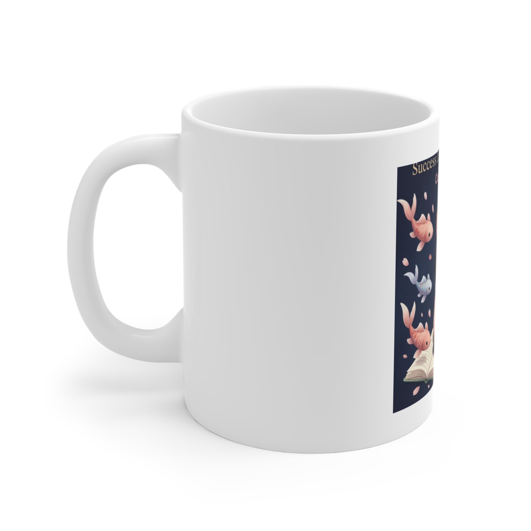 Black Cat Mug 11oz – Success Looks Good on You Campus Dreams