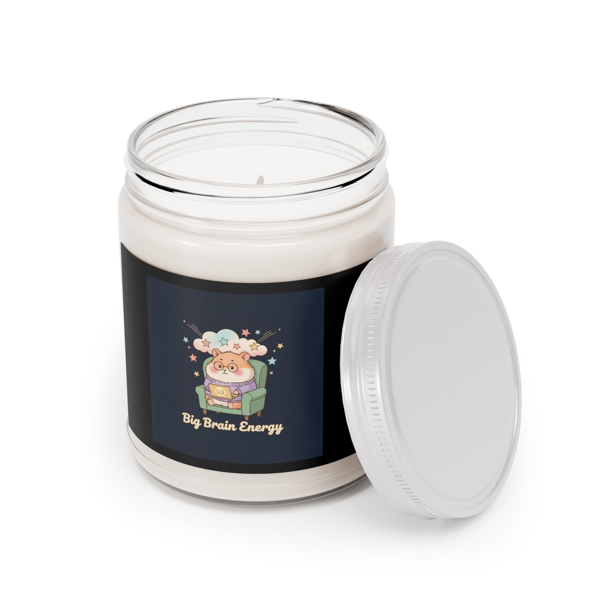 Big Brain Energy Hamster Scented Candle