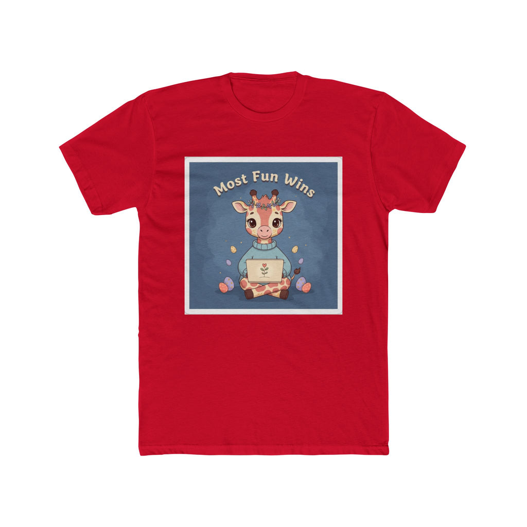 Giraffe Unisex Tee – Most Fun Wins