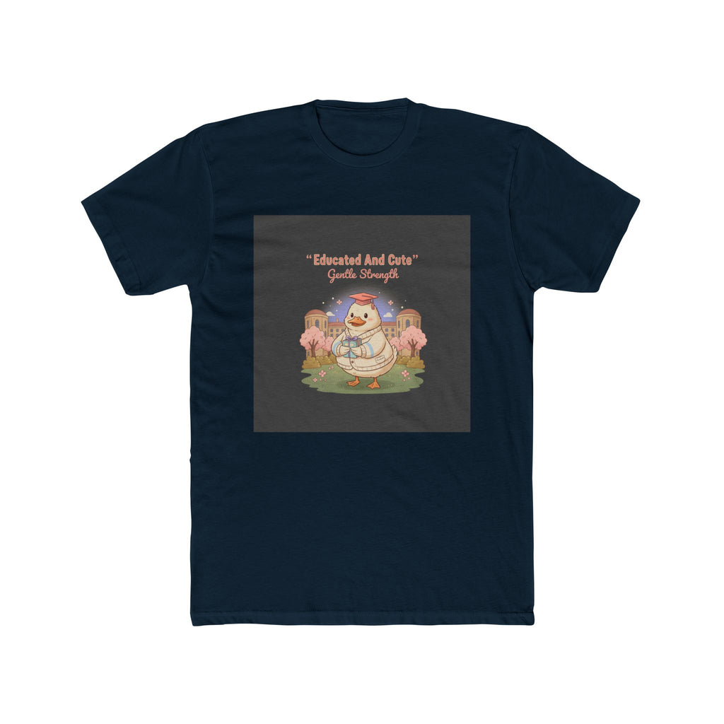 Duck In A Cardigan Unisex Tee – Educated and Cute Gentle Strength