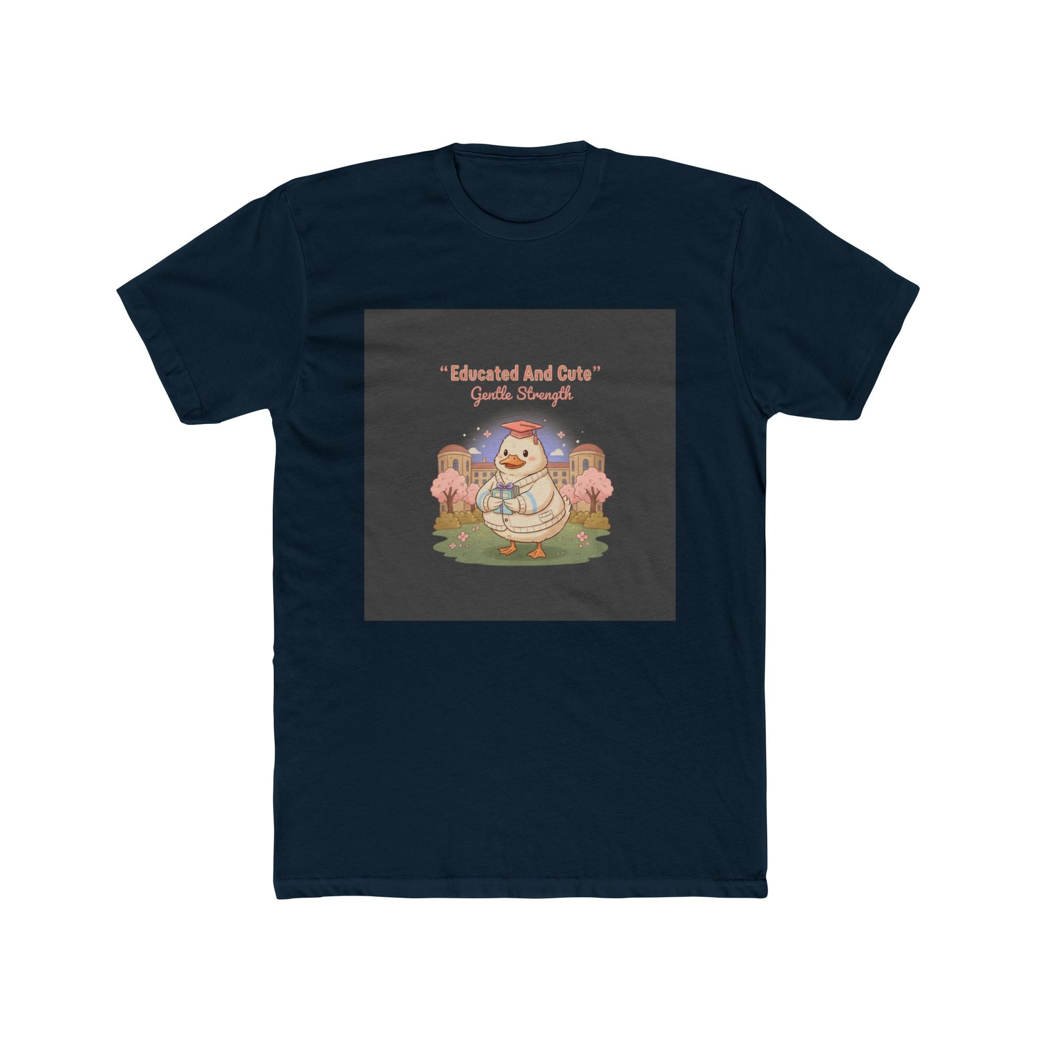 Duck In A Cardigan Unisex Tee – Educated and Cute Gentle Strength