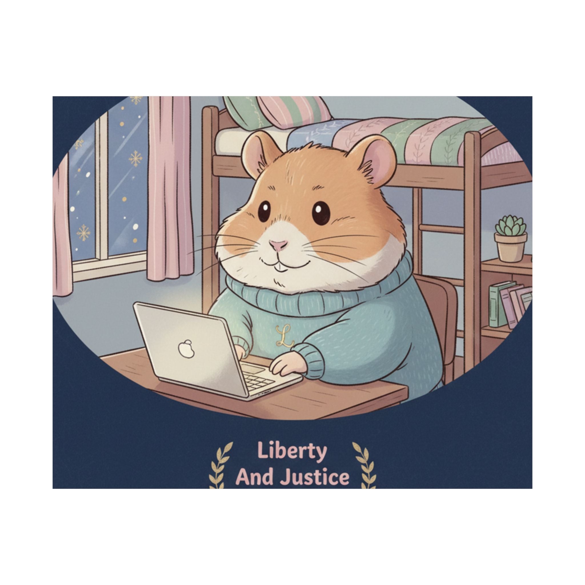 Bunny Poster – Liberty and Justice for All