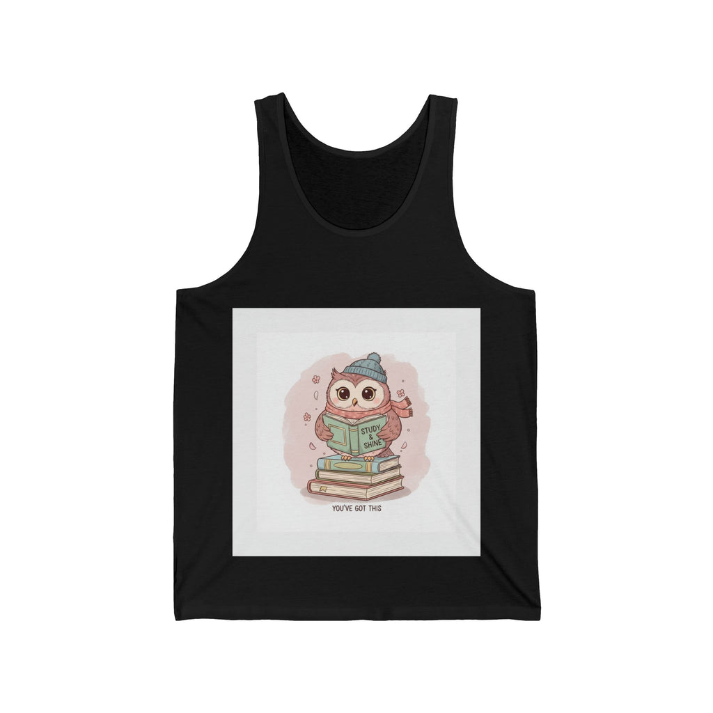Owl Tank Top – Bloom at Your Own Pace