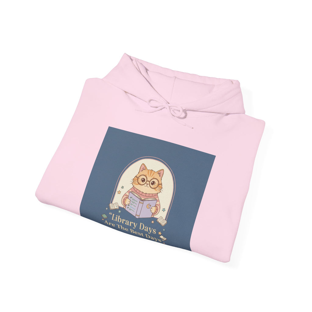Cat Hoodie – Library Days Are the Best Days