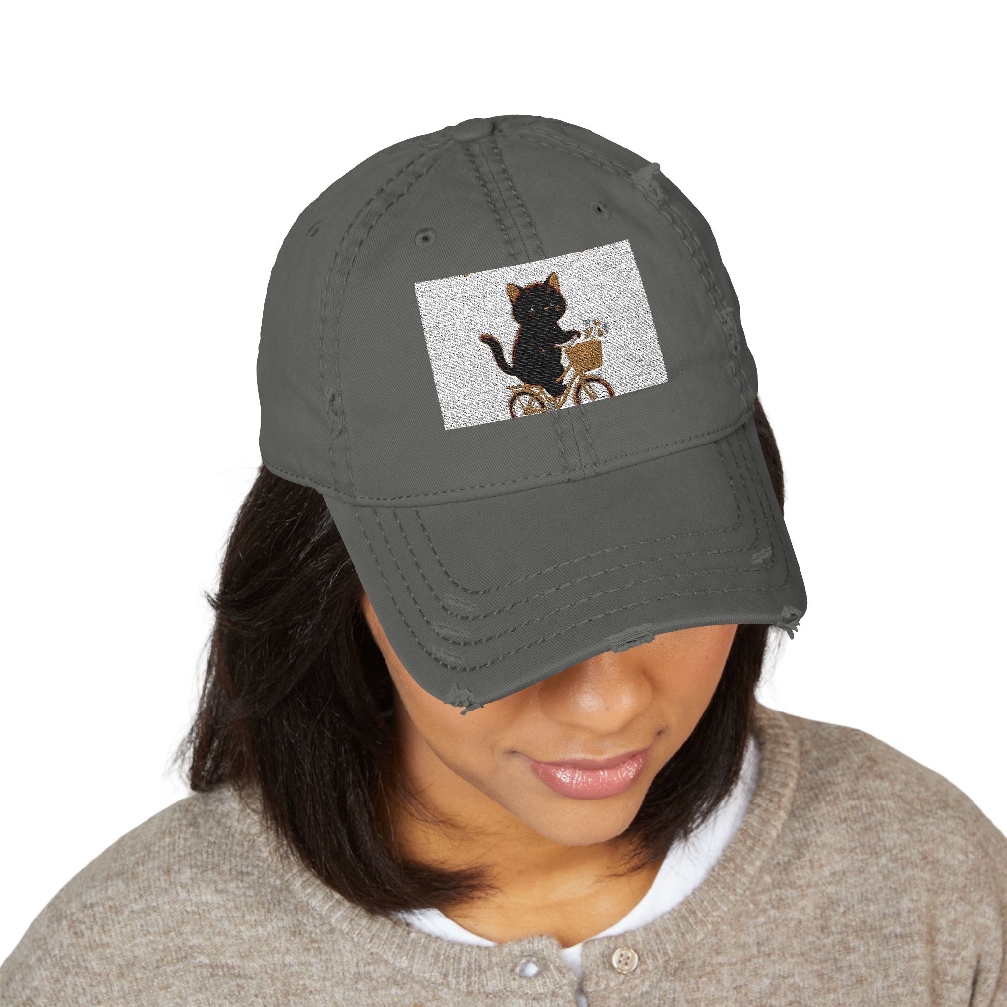 "Life Behind Bars" Black Cat Dad Hat | College Girl Gift | Fashion | KayKay Classics