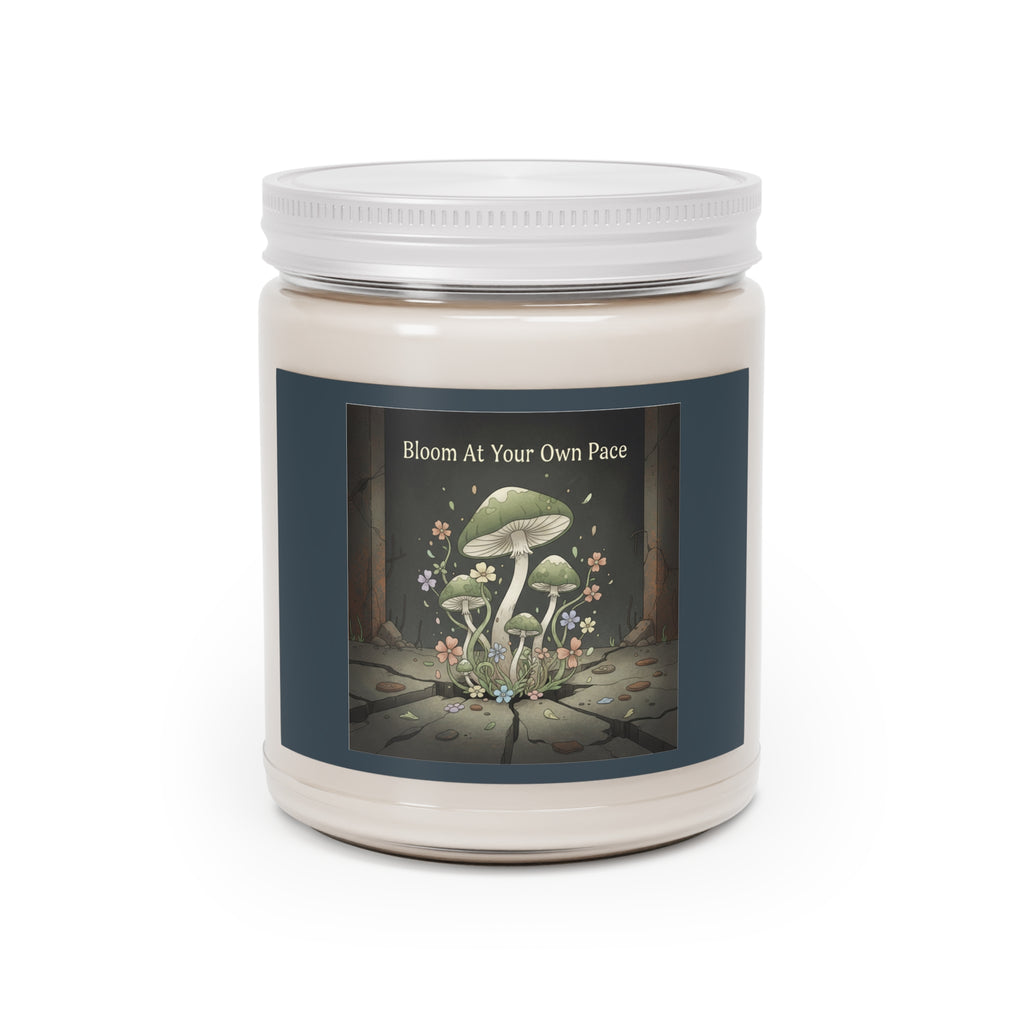 Bloom at Your Own Pace Black cat Scented Candle