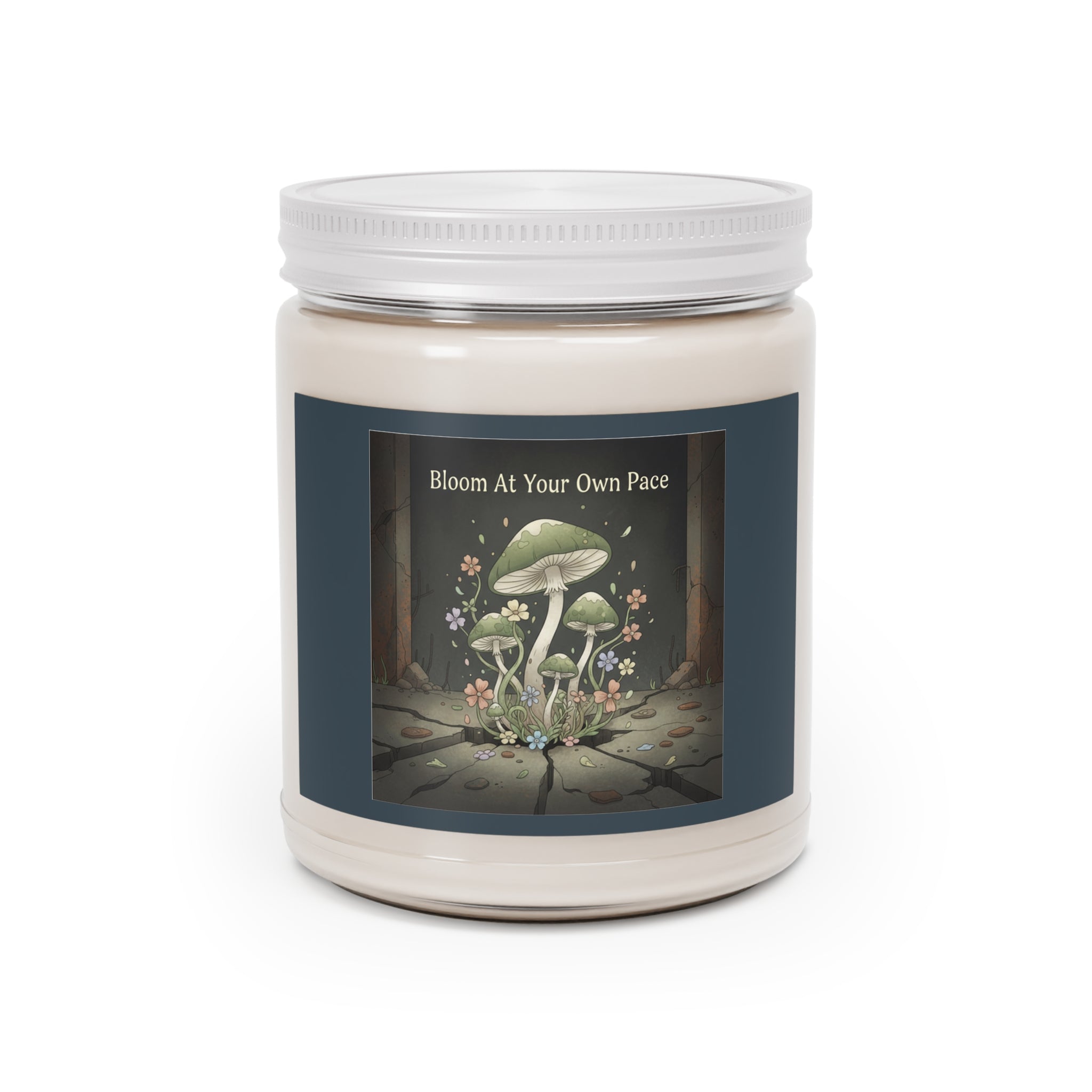 Bloom at Your Own Pace Black cat Scented Candle