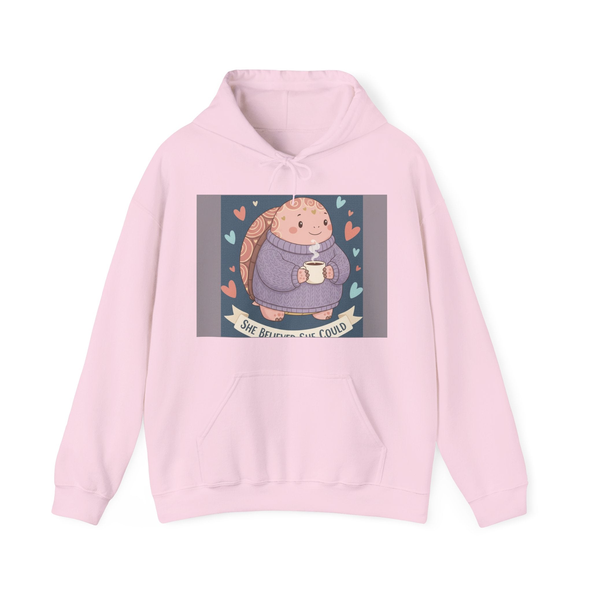 Turtle Hoodie – She Believed She Could
