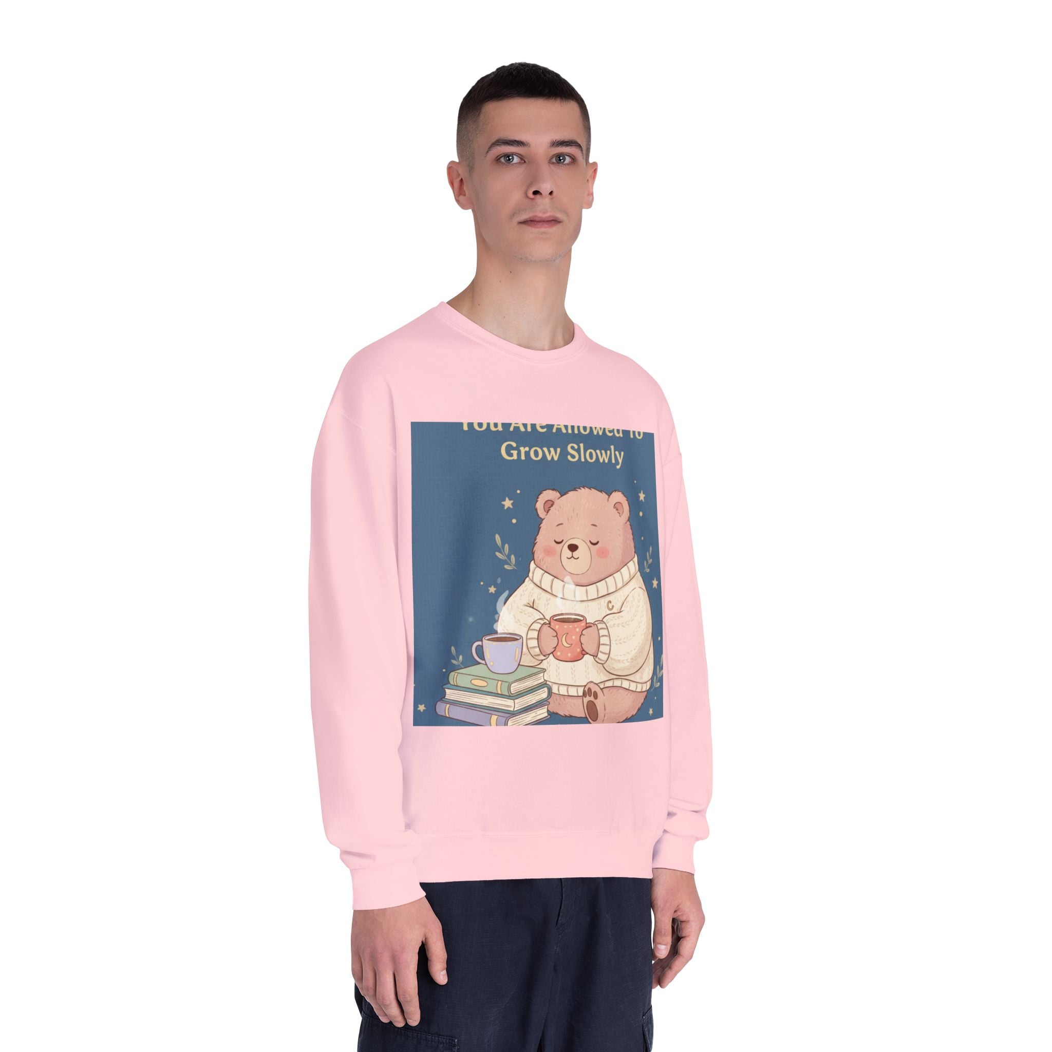 Bear Crewneck Sweatshirt – You Are Allowed to Grow Slowly