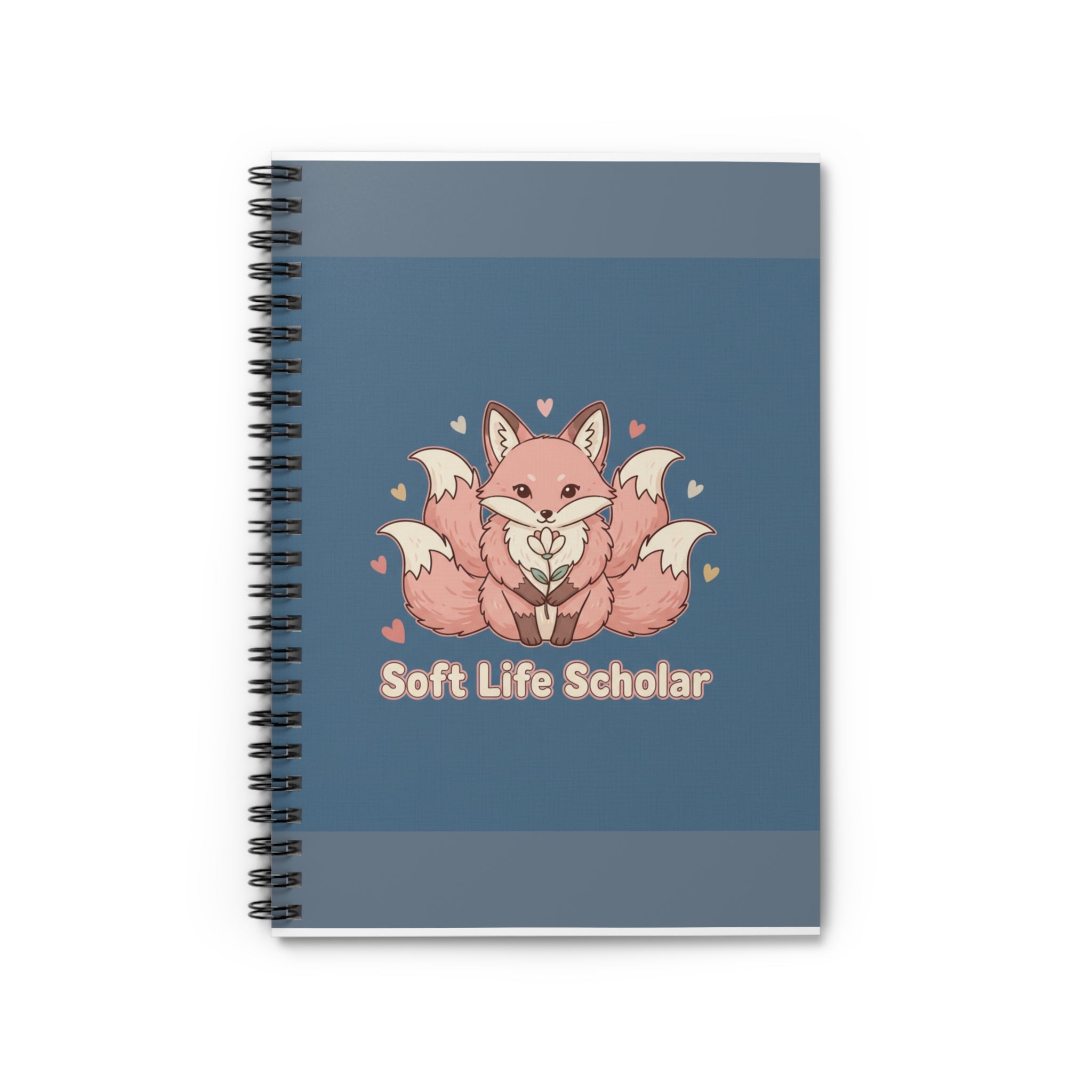 Kitsune Spiral Notebook – Soft Life Scholar
