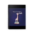 Giraffe Spiral Notebook – Most Fun Wins