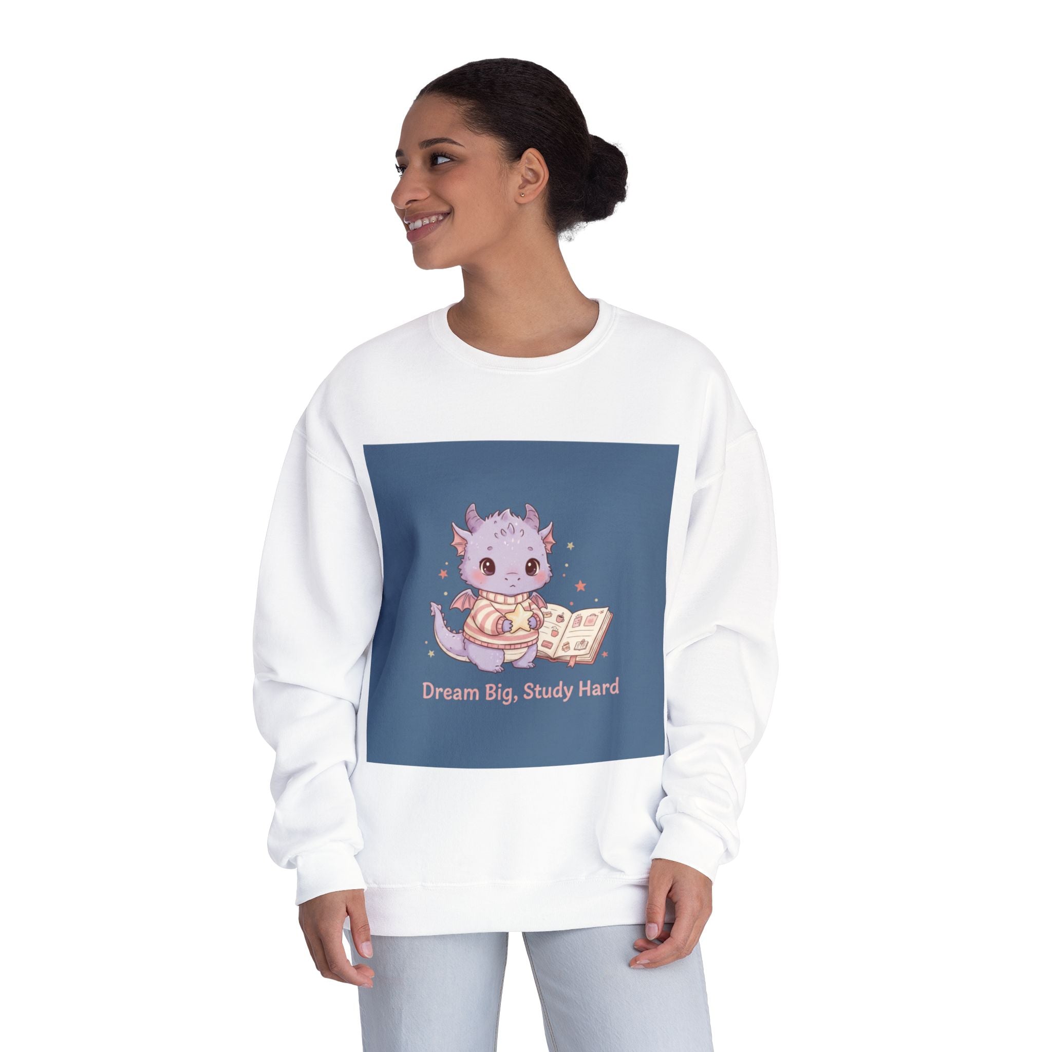 Dragon Crewneck Sweatshirt – Dream Big Study Hard