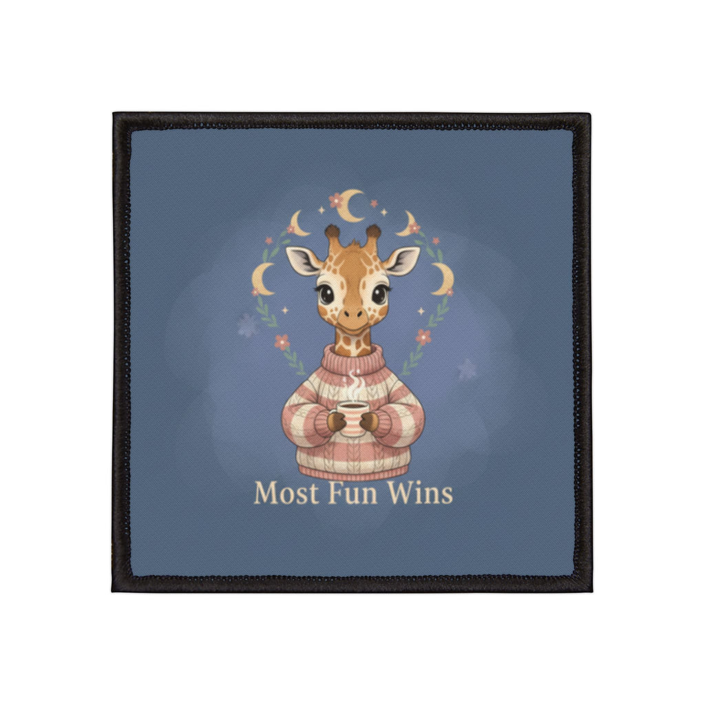 Giraffe Iron-On Patch – Most Fun Wins