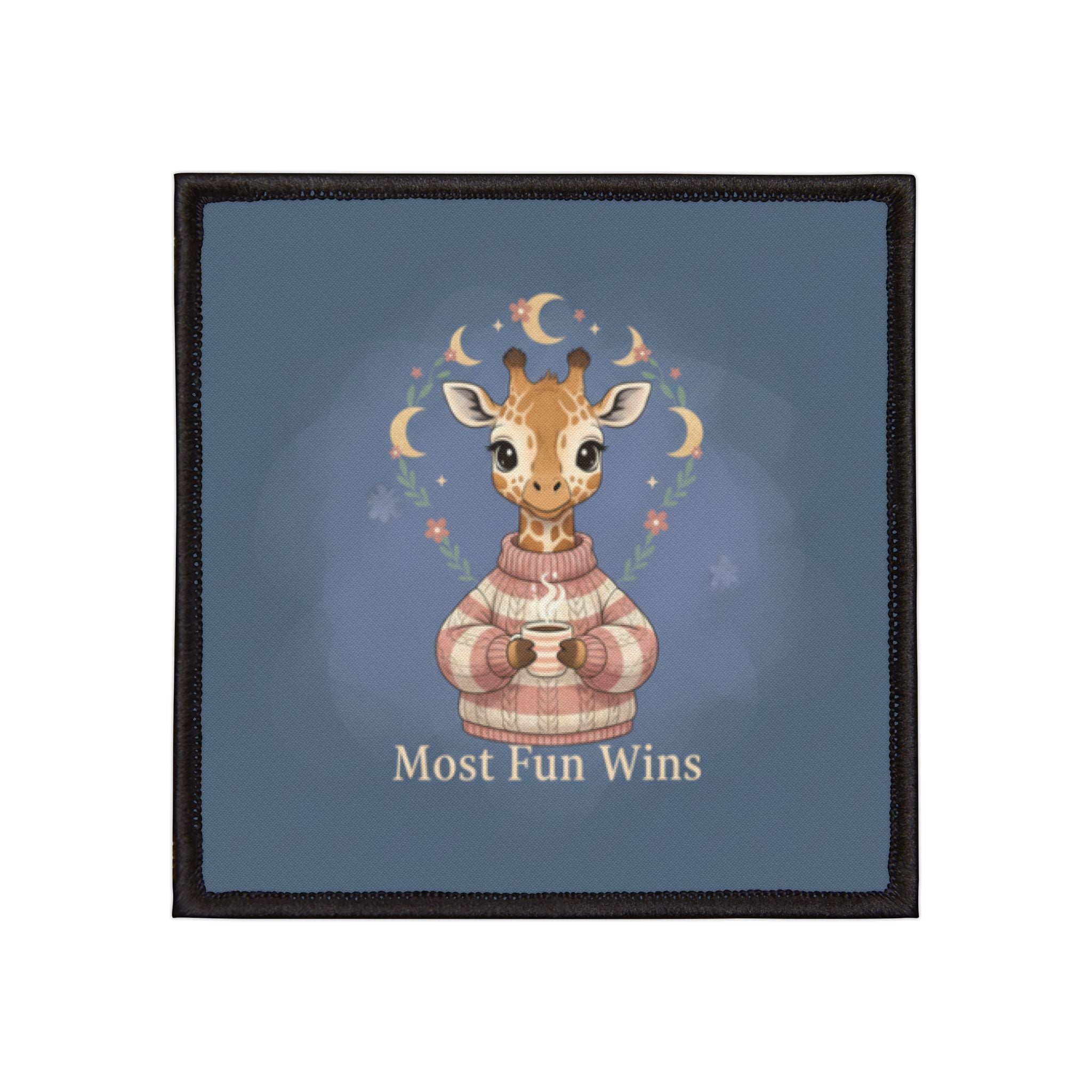 Giraffe Iron-On Patch – Most Fun Wins