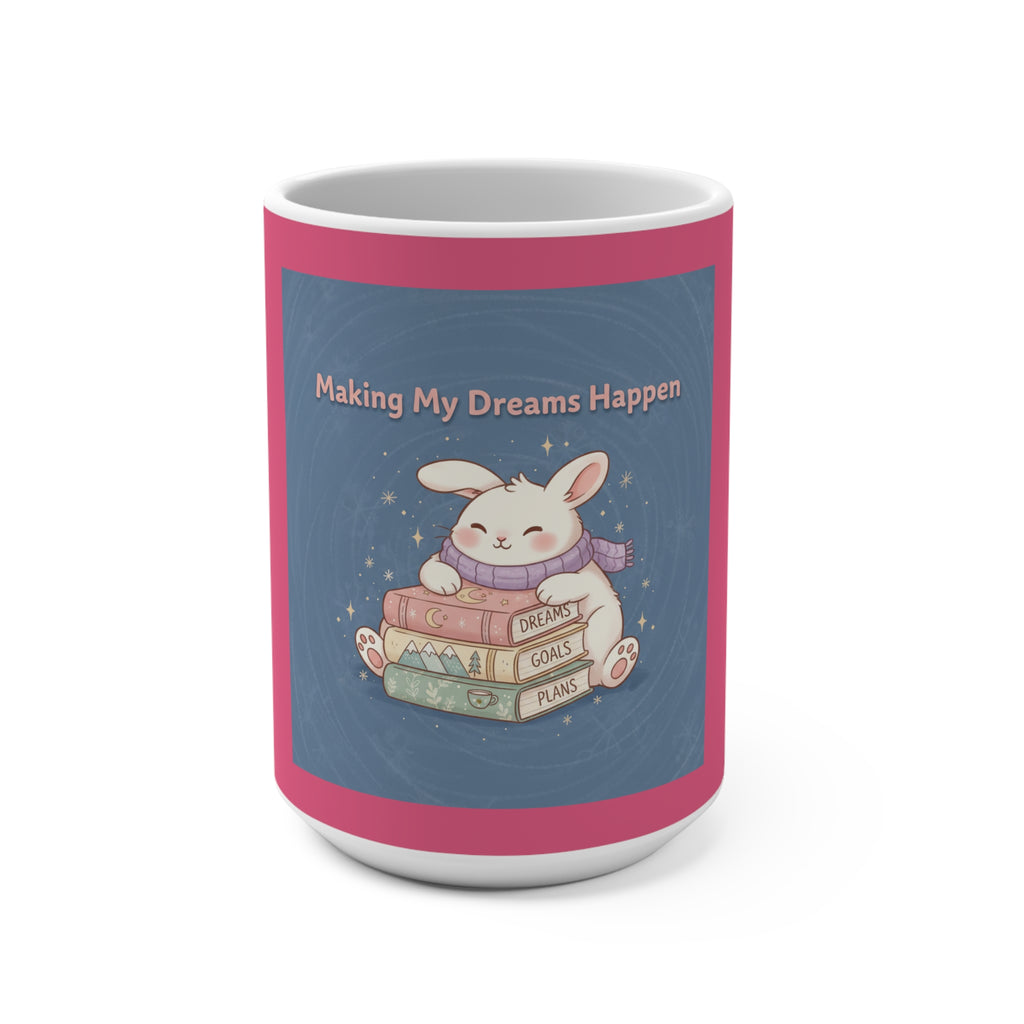 Rabbit Mug 15oz – Making My Dreams Happen