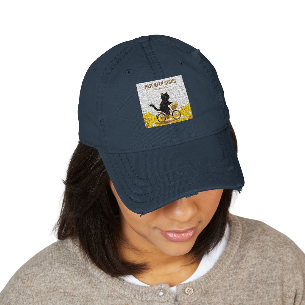 JUST KEEP GOING Dad Hat