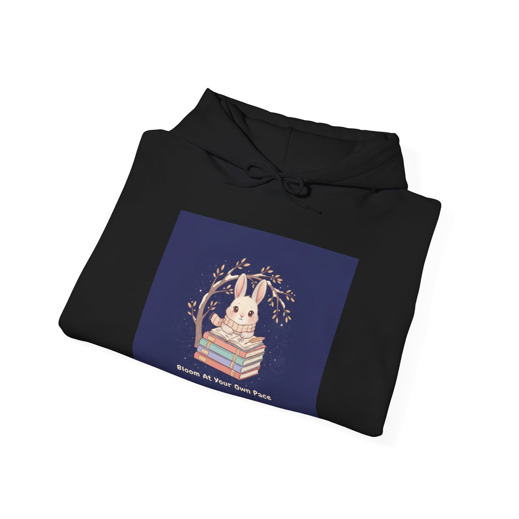 Rabbit Hoodie – Bloom at Your Own Pace
