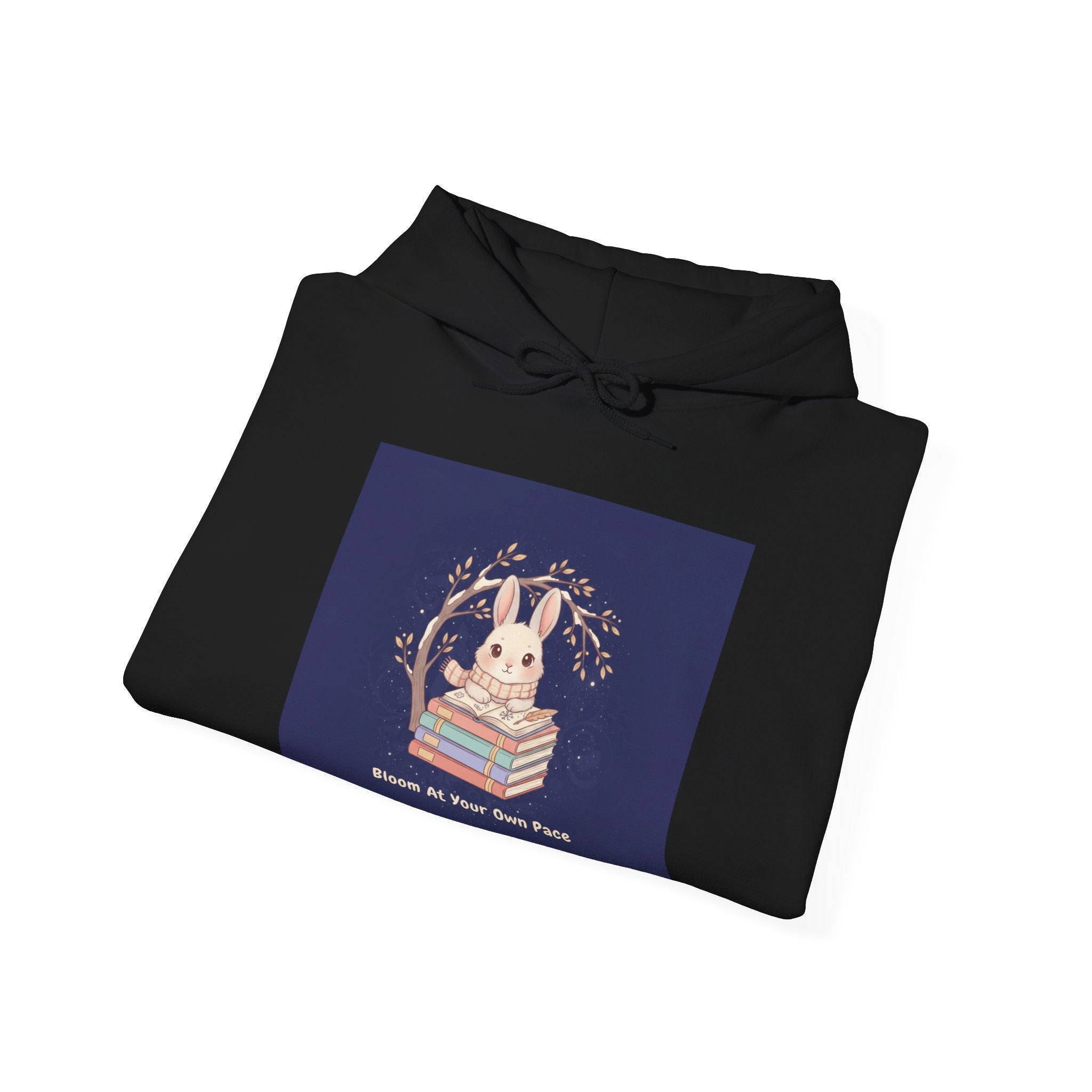 Rabbit Hoodie – Bloom at Your Own Pace