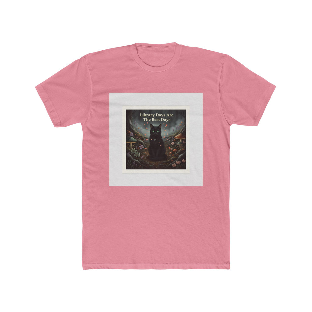Cat Unisex Tee – Library Days Are the Best Days