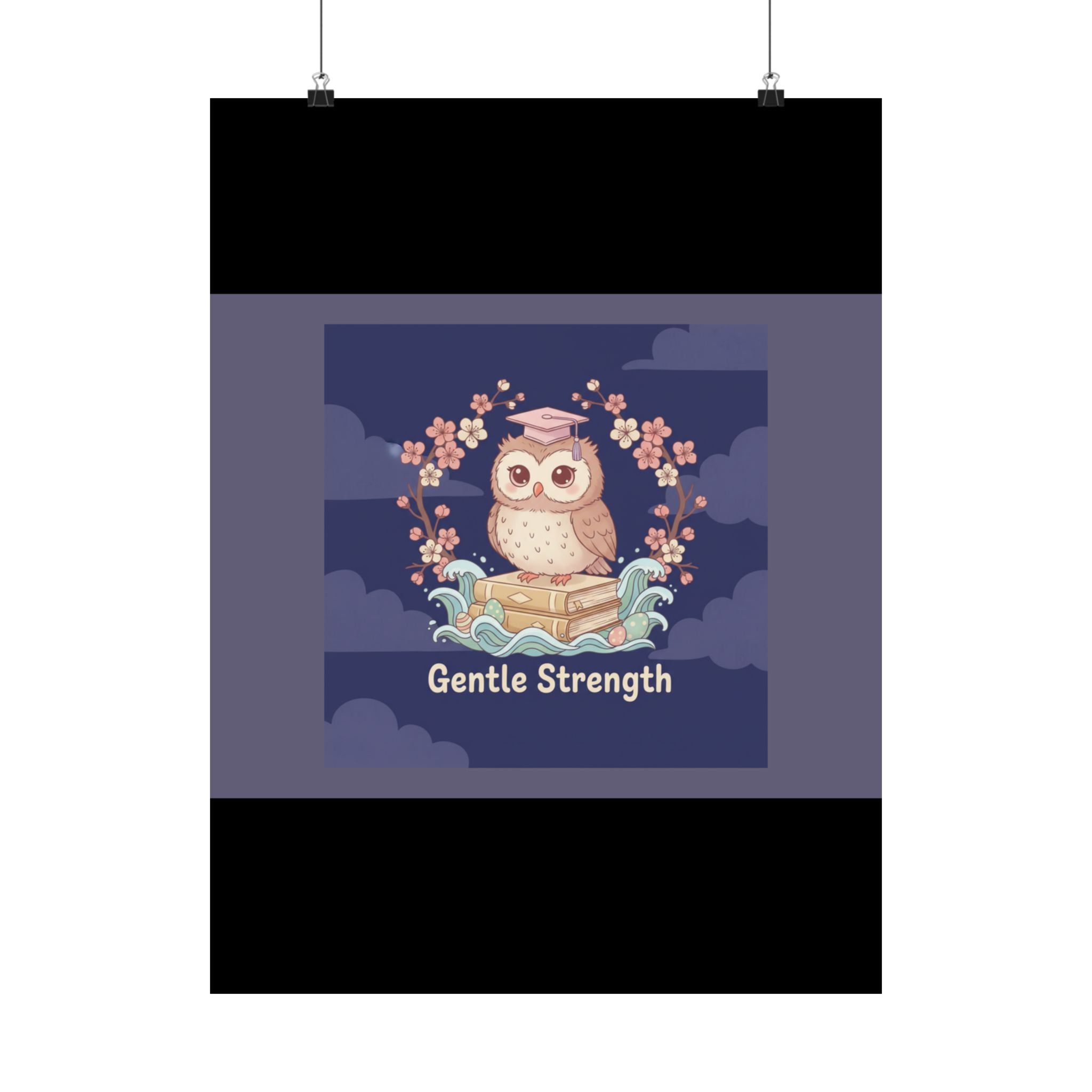 Owl Poster – Gentle Strength