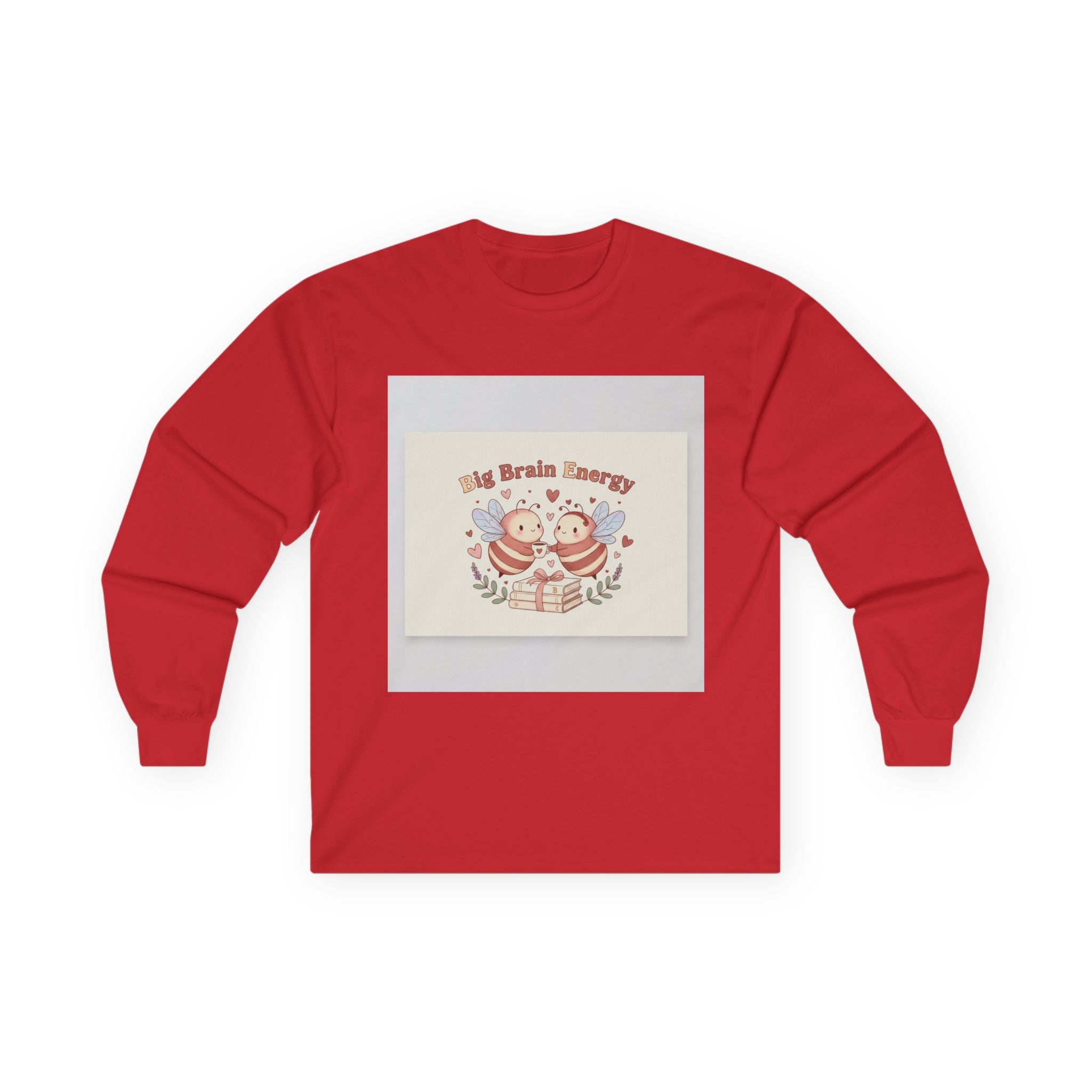 Big Brain Energy Bees Long Sleeve Tee