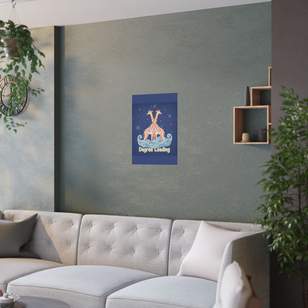 Degree Loading Giraffe Poster