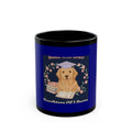 Golden Retriever Black Mug 11oz – Bloom With Grace